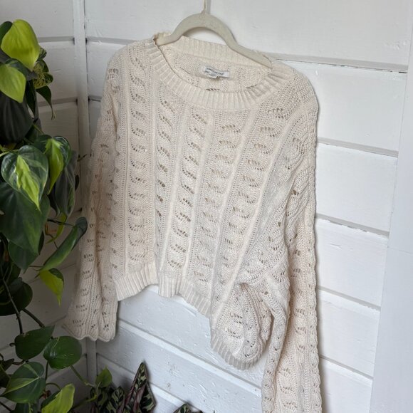 American Eagle Crochet Knit Sweater - Picture 1 of 6